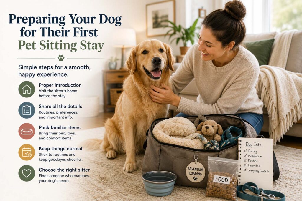 Prepare Your Dog For First Pet Sitting Stay New1